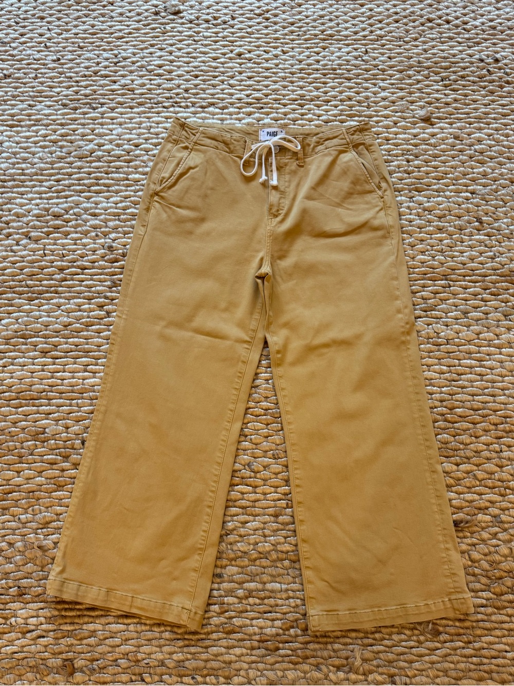 PAIGE Carly denim pants in Vintage Golden Glow size 32